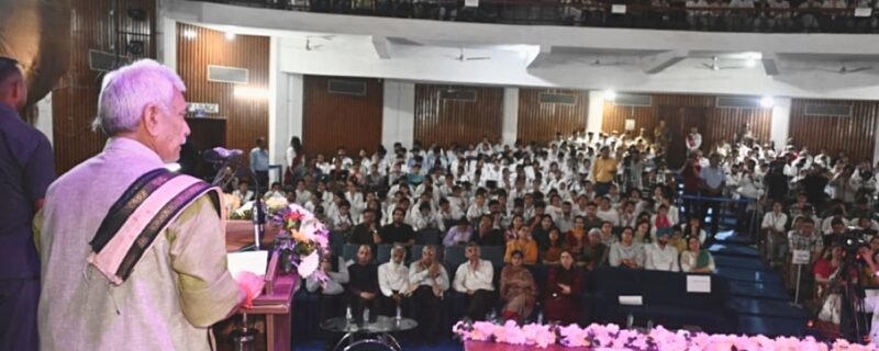 لیفٹیننٹ گورنر نے اِنڈین سوسائٹی فارٹریننگ اینڈ ڈیولپمنٹ کے جموں چپٹرکا اِفتتاح کیا