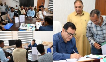 آر ڈِی ڈِی وینڈرز ایسو سی ایشن کے وفد کی وزیر جاوید ڈار سے ملاقات