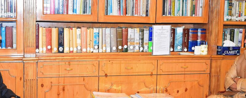 ناصر اسلم وانی نے لیفٹیننٹ گورنر منوج سِنہاسے ملاقات کی