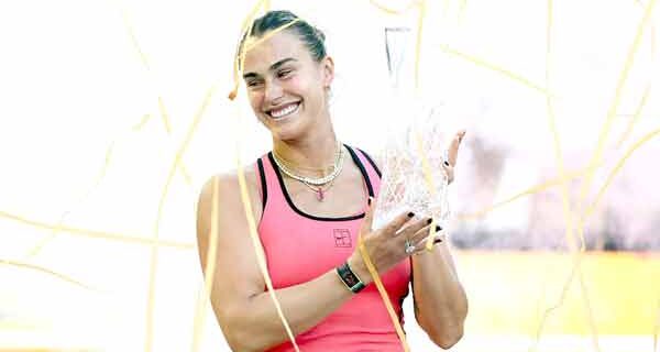 سبالینکا نے میامی ٹائٹل جیت کر ’سن شائن ڈبل‘مکمل کر لیا