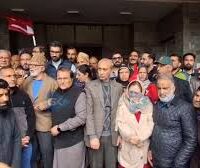 ڈاکٹرفاروق پر حملے کے خلاف نیشنل کانفرنس کا احتجاج