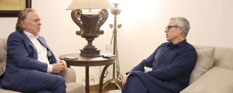 آسٹریلین ہائی کمشنر کی وزیراعلیٰ عمر عبداللہ سے ملاقات