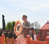 وزیر اعلیٰ نے تجدید شدہ وار میموریل کو دوبارہ وقف کیا اورجے اینڈ کے لائٹ اِنفنٹری رجمنٹل سینٹر کی 78 ویں یوم تاسیس تقریب میں شرکت کی
