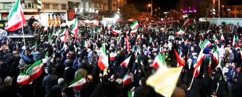 جنگ بندی کا اعلان ، ایران میں لوگ خوشی سے سڑکوں پر نکل آئے