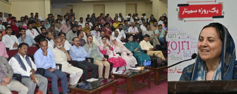 زبانیں صرف اِظہار کا ذریعہ نہیں بلکہ ہماری تاریخ ، شناخت اور ثقافت کی محافظ ہیں۔ سکینہ اِیتو