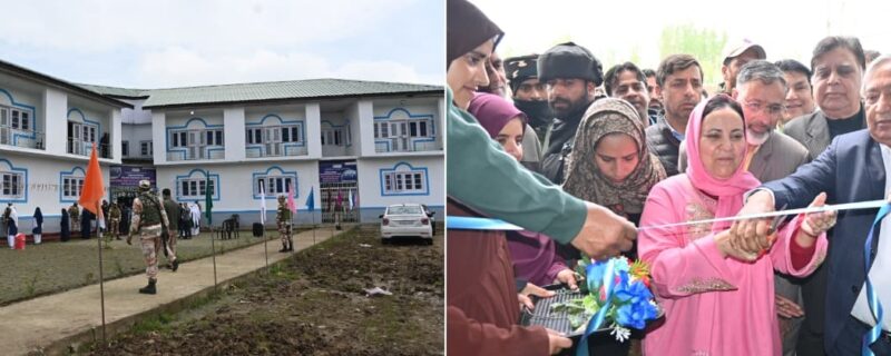 سکینہ ایتو نے کولگام میں کلیدی ترقیاتی پروجیکٹوں کا سنگِ بنیاد رکھا