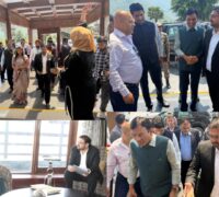 ستیش شرما نے سرینگر میں مرکزی وزیر ڈاکٹر منسکھ مانڈویہ سے ملاقات کی