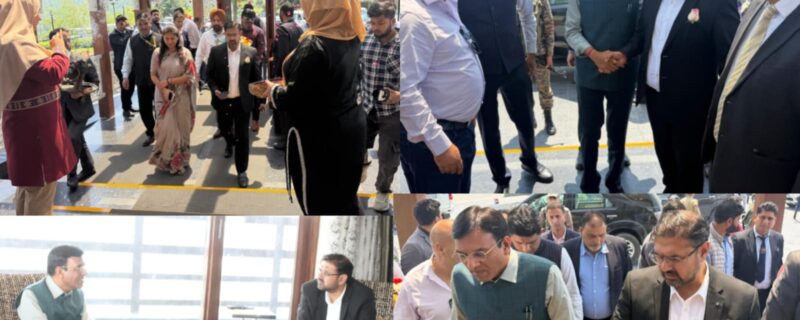 ستیش شرما نے سرینگر میں مرکزی وزیر ڈاکٹر منسکھ مانڈویہ سے ملاقات کی