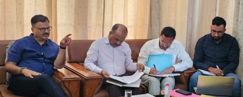 رانا نے ضلع پونچھ کیلئے سالانہ ایکشن پلان 2026-27 کا جائیزہ لیا