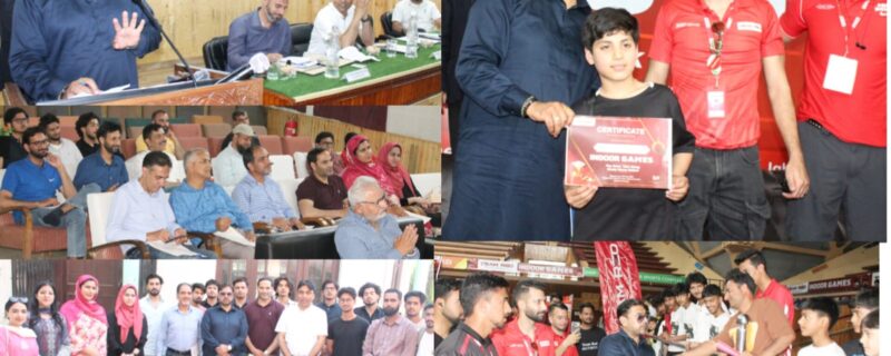 ستیش شرما نے کھیلوں کے ذریعے مضبوط ڈیجیٹل انفراسٹرکچر اور نوجوانوں کی زیادہ مصروفیت پر زور دیا
