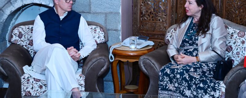 ہندوستان میں سوئس سفیر مایا تسافی کی وزیر اعلیٰ عمر عبداللہ سے ملاقات