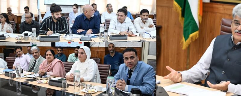 چیف سیکرٹری نے ٹی بی مکت بھارت ابھیان کی پیش رفت کا جائیزہ لیا