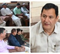 جاوید ڈار نے منڈیوںاور کسان گھر وںکے کام کاج کا جائزہ لیا