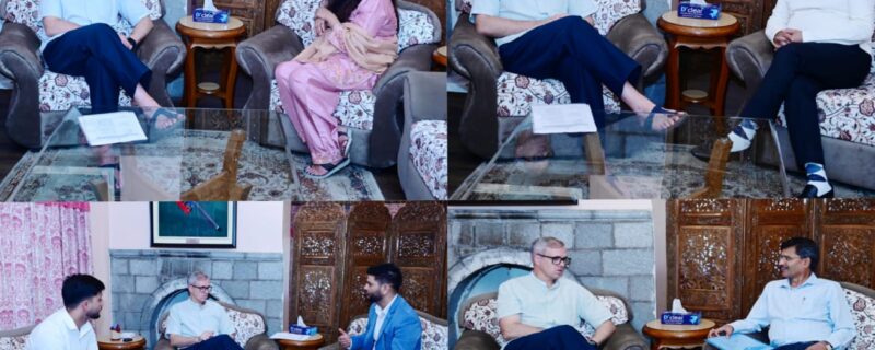 وزیرا علیٰ عمر عبداللہ نے ’رابطہ‘ میں عوامی نمائندوں اور صنعتی رہنمائوں سے ملاقات کی