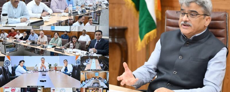 چیف سیکرٹری نے جموںوکشمیر کیلئے جامع کینسر کیئر حکمت عملی کی تیاری کا جائزہ لیا