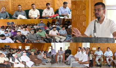 ضلع ترقیاتی کمشنر کولگام نے یاری پورہ میں’ میگا بلاک دیوس ‘کی صدارت کی