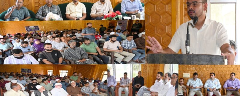 ضلع ترقیاتی کمشنر کولگام نے یاری پورہ میں’ میگا بلاک دیوس ‘کی صدارت کی