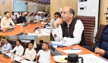 وزیر جل شکتی اور وزیر اعلیٰ کے مشیر نے صوبہ کشمیر کے آبپاشی و فلڈ کنٹرول سیکٹر کا جائزہ لیا