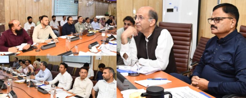 وزیر جل شکتی اور وزیر اعلیٰ کے مشیر نے صوبہ کشمیر کے آبپاشی و فلڈ کنٹرول سیکٹر کا جائزہ لیا