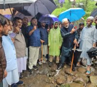 جاوید رانا کا سیلاب سے متاثرہ پیر پنجال علاقوں کا تفصیلی دورہ