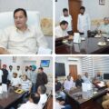 جاوید ڈار نے سول سیکرٹریٹ جموں میں محکمہ کے سربراہان اور عوامی وفود سے ملاقات کی