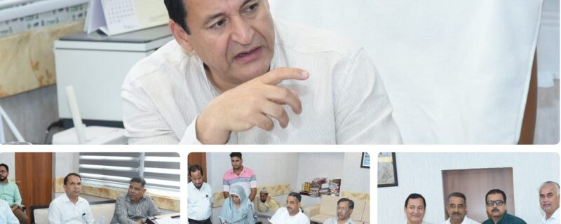 جاوید ڈار نے کیپکس اور مرکزی معاونت والی سکیموں کی عمل آوری کاجائزہ لیا