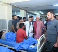 لیفٹیننٹ گورنر نے سکمز ہسپتال کا دورہ کیا