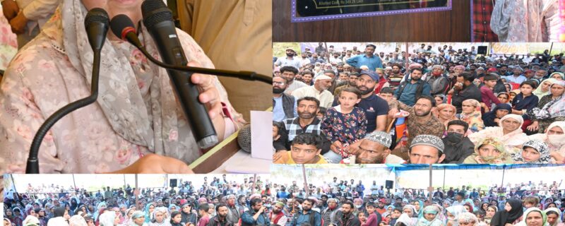 سکینہ اِیتو نے نندی مرگ کا دورہ کر کے عوامی دربار کا اِنعقاد کیا