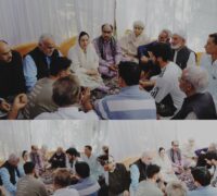 سکینہ اِیتو نے شہید ہیڈ کانسٹیبل عاشق حسین قریشی کے اہل خانہ سے ملاقات کی