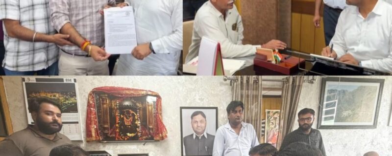 ستیش شرما نے عوامی مسائل کے فور ی ازالے کا یقین دلاتے ہوئے حکومت کی عوام دوست حکمرانی کے عزم کا اعادہ کیا