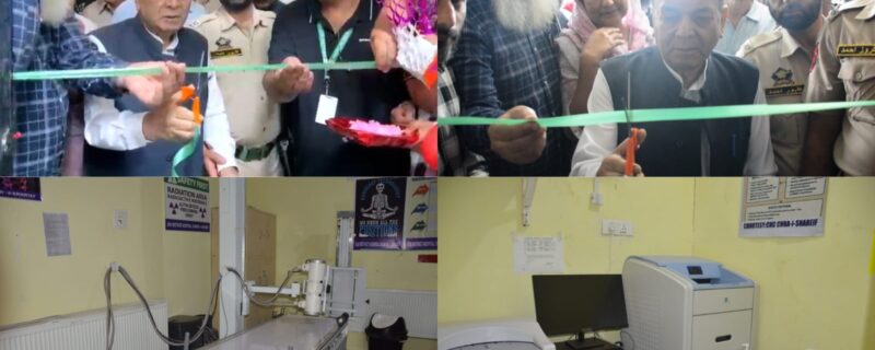 سپیکر عبدالرحیم راتھر نے چرارِ شریف ہسپتال میں لیپرو سکوپی اور ڈیجیٹل ایکسرے مشینوں کا اِفتتاح کیا