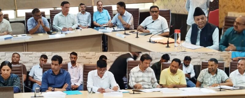 سپیکر نے چرارِ شریف میں پی ڈبلیو ڈِی کے کاموں کا جائزہ لیا