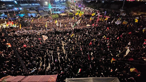 آیت اللہ علی خامنہ ای سپردِ خاک، مشہد میں جمع ہوئی لاکھوں کی بھیڑ نے امریکہ-اسرائیل کے خلاف نعرے کیے بلند