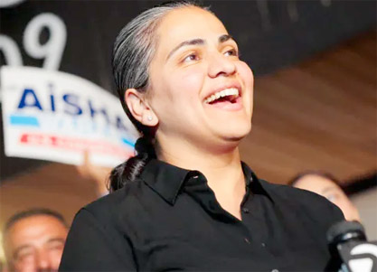 افغان نژاد عائشہ وہاب کیلیفورنیا کی رکن اسمبلی منتخب ‘ اسرائیل نواز گروپس کی کوششیں ناکام