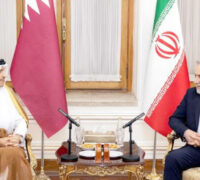 وزیر اعظم قطر شیخ محمد بن عبدالرحمن الثانی کا دورہ ایران عباس عراقچی سے ملاقات
