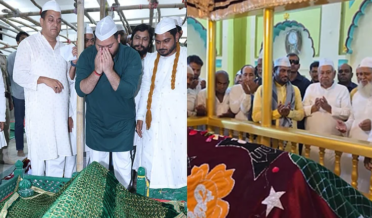 عید میلاد النبیؐ پر نتیش کمار اور تیجسوی یادو نے پٹنہ کی خانقاہوں میں چڑھائی چادر