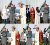 وزیر اعلیٰ نے جموں و کشمیر کے چار این ای ای ٹی ٹاپرز کو نوازا