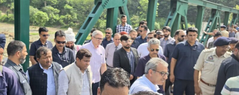وزیراعلیٰ عمر عبداللہ نے راجوری کے سیلاب سے متاثرہ علاقوں کا دورہ کیا