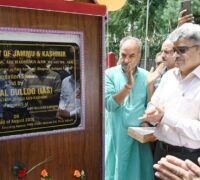 چیف سیکرٹری نے ماتا کانتیا نی بھگوتی استھاپن ککرن میں دھرم شالہ کی بحالی ومرمت کے منصوبے کا سنگ بنیاد رکھا