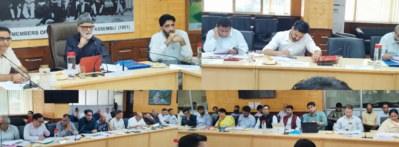 گورنمنٹ ایشورنس کمیٹی نے پی ڈبلیو ڈِی اور ایچ یو ڈِی ڈِی کے کام کاج کا جائزہ لیا