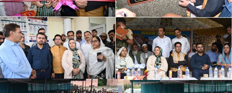 سکینہ اِیتو نے 50بستروں پر مشتمل سب ڈِسٹرکٹ ہسپتال کیموہ کا اِفتتاح کر کے لوگوں کے نام وقف کیا