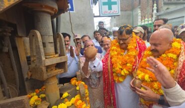 جاوید رانا نے ایس اے ایس سی آئی کے تحت اَپر ٹھاٹھراور سدھراکیلئے 14.38 کروڑ روپے کے واٹرسپلائی پروجیکٹوں کاآغاز کیا