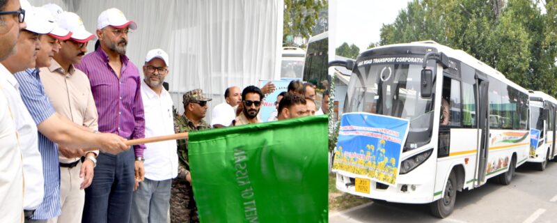 جاوید ڈار نے سی آئی ٹی ایچ میں ایک روزہ تربیتی پروگرام کیلئے 250کسانوں کو جھنڈی دِکھا کر روانہ کیا