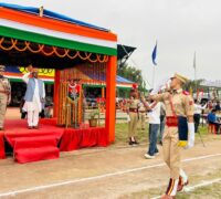وزیر ستیش شرما نے 80ویں یوم آزادی کے موقعہ پر قومی پرچم لہرایا