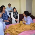 سکینہ اِیتو نے گورنمنٹ میڈیکل کالج جموں کا دورہ کیا اور زخمی طالبات کی خیروعافیت دریافت کی
