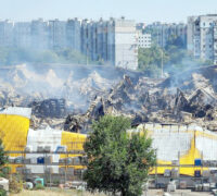 روسی تنصیب اور آن لائن ریٹیل کمپنی کے گودام پر حملے