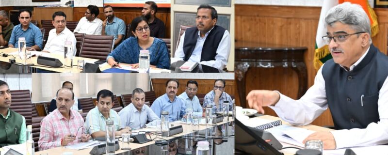 چیف سیکرٹری نے جموںوکشمیر میں واٹر ٹرانسپورٹ اور پی ایم اِی ۔ ڈرائیواَقدامات کا جائزہ لیا