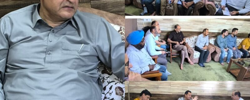 جاوید ڈار نے ’ مویشیوںکو لگنے والی جِلد کی بیماری‘پر قابو پانے کیلئے تیز رفتار ویکسی نیشن اور سخت نگرانی کی ہدایت دِی