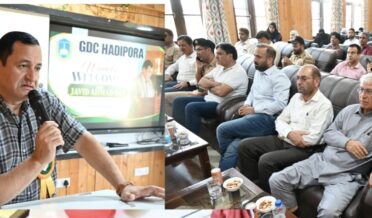 جاوید ڈار نے جی ڈی سی ہادی پورہ میں فیشن ڈیزائننگ سنٹر کا افتتاح کیا
