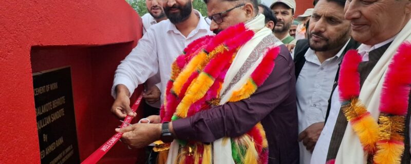 رانا نے منکوٹ میں 64.44 کروڑ روپے کے ترقیاتی منصوبوں کی بنیاد رکھی